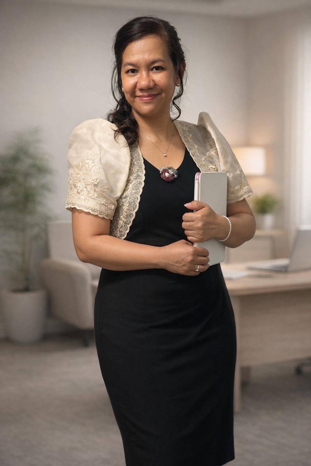 Catherine Cortel full-body photo